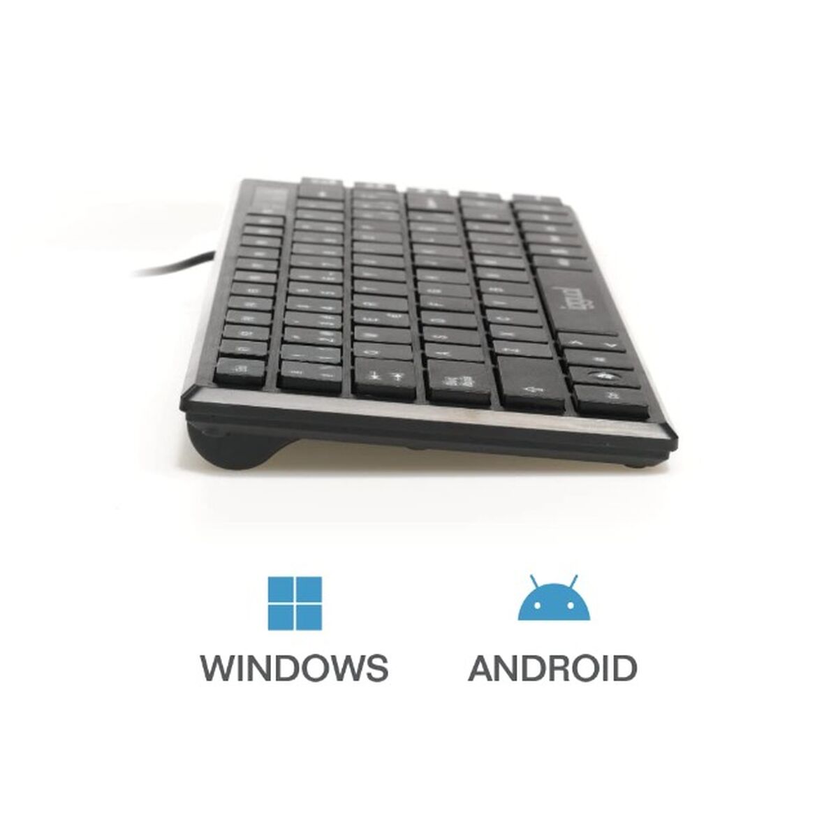 Tangentbord iggual Slim TKL-USB Svart